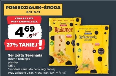 Ser promocja w Netto