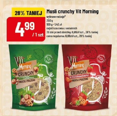 Musli crunchy Vit Morning promocja w POLOmarket