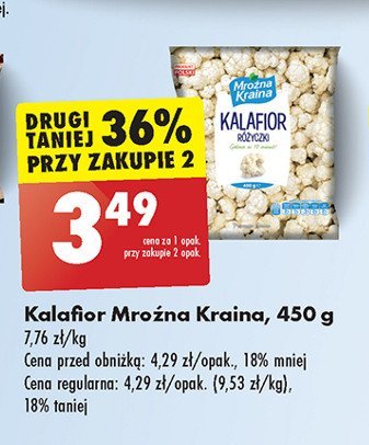 Kalafior różyczki Mroźna kraina promocja