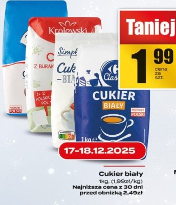 Cukier biały KRAJEWSKI promocja w Supeco