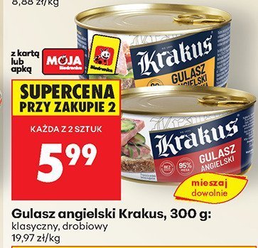 Gulasz angielski Krakus klasyczny promocja w Biedronka