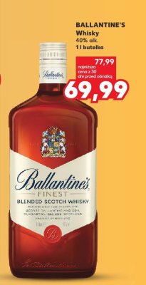 Whisky Ballantine's promocja w Kaufland