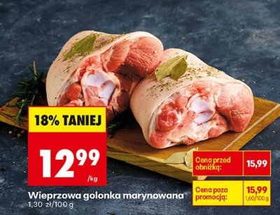 Wieprzowa golonka marynowana promocja w Biedronka