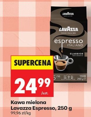 Kawa mielona Lavazza Espresso promocja w Biedronka