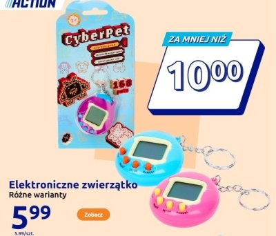 Elektroniczne zwierzątko CyberPet Różne warianty promocja w Action