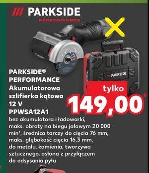 Szlifierka kątowa Parkside promocja w Kaufland