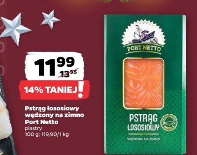 Pstrąg łososiowy wędzony na zimno  promocja w Netto