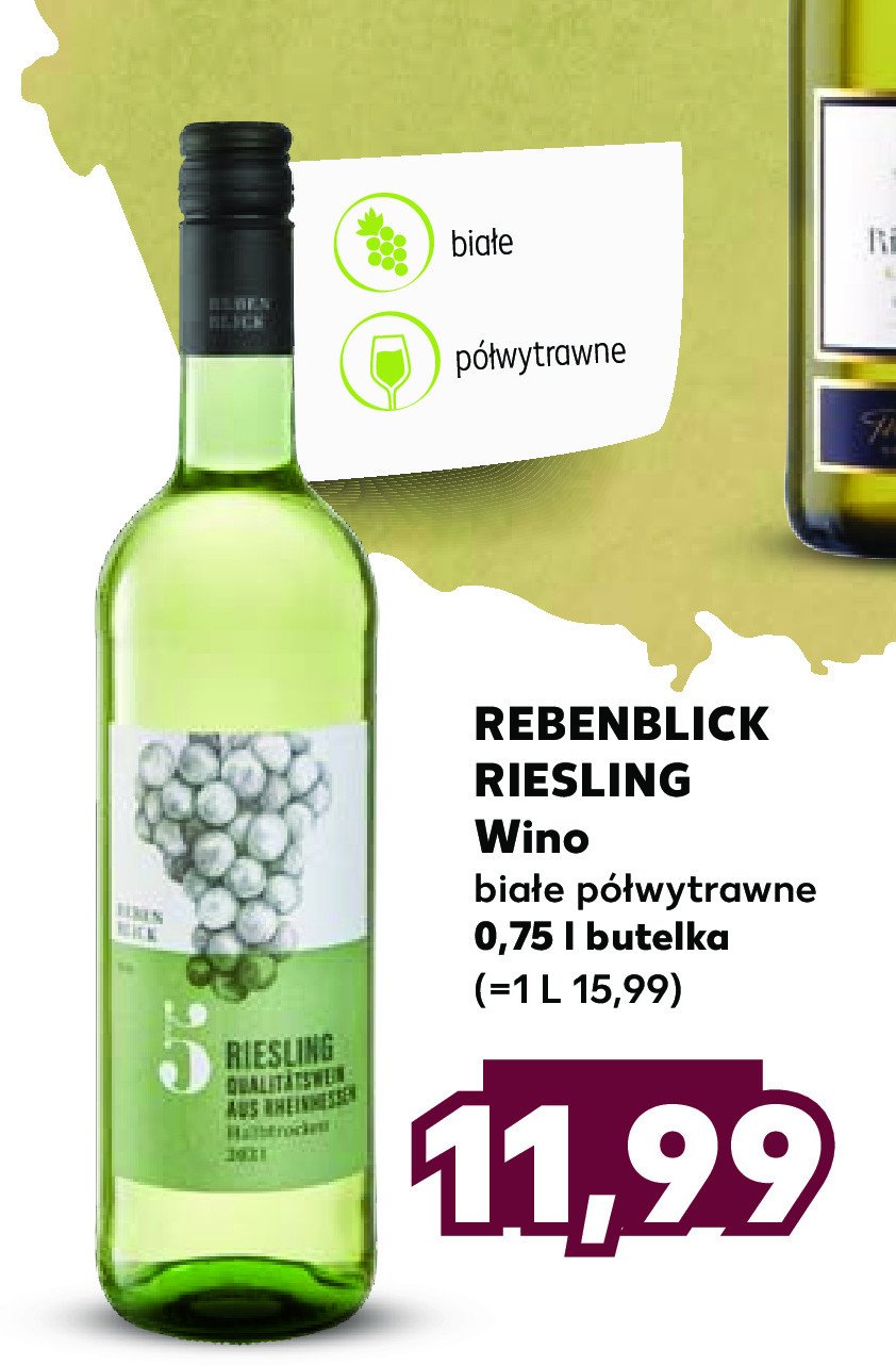 Wino Rebenblick riesling promocja