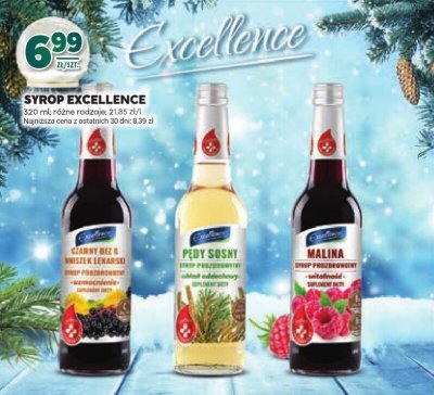 Syrop Excellence Czarny bez & Kwiatek Linaski promocja w Stokrotka
