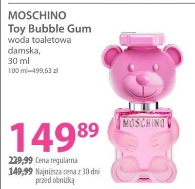 Woda toaletowa MOSCHINO Toy Bubble Gum damska promocja w Hebe