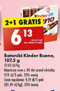 Baton Kinder bueno promocja