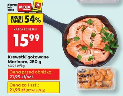 Krewetki gotowane Marinero, 250 g promocja