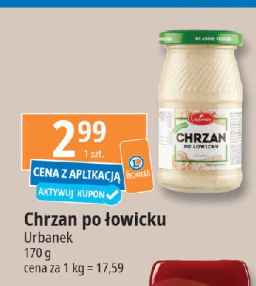 Chrzan po łowicku Urbanek promocja