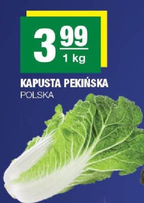 Kapusta pekińska Polska promocja w SPAR