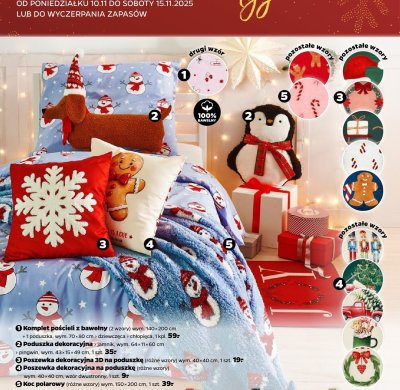 Poduszka dekoracyjna - pingwin promocja w Netto