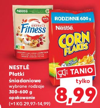 Płatki granola z pestkami dyni i żurawiną Nestle fitness promocja