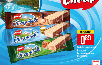 Wafelek chrup贸wki orzechowy Chrup promocja