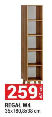 Regał REGAŁ W4 35x180,8x38 cm promocja w Merkury Market
