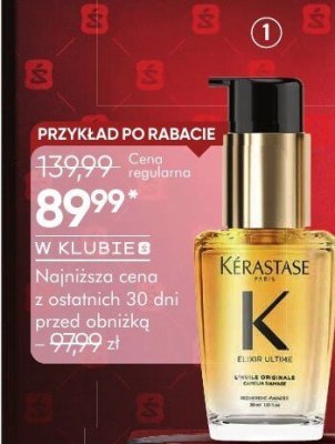 Olejek do włosów KÉRASTASE ELIXIR ULTIME promocja w Super-Pharm