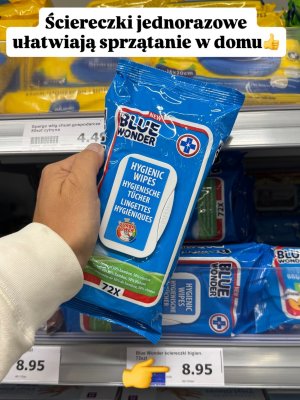 Ściereczki jednorazowe higieniczne do sprzątania promocja w Action