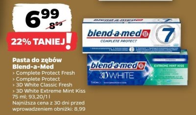 Pasta do zębów Blend-a-med promocja w Netto