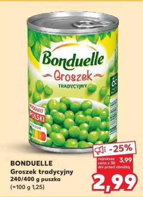 Groszek tradycyjny promocja w Kaufland