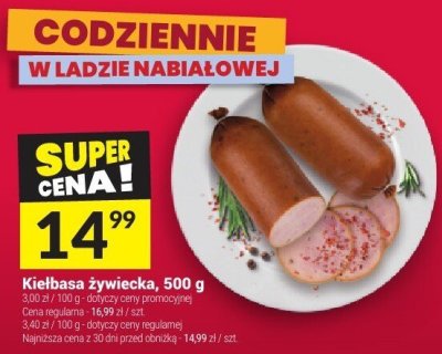Kiełbasa żywiecka, 500 g promocja w Twój Market