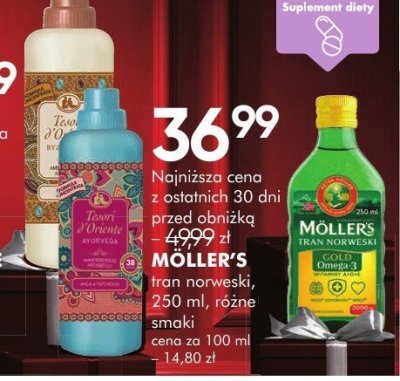 Tran norweski MOLLER'S promocja w Super-Pharm