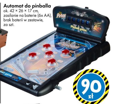 Automat do pinballa promocja w Tedi