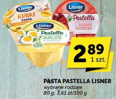 Pasta Pastella Lisner wybrane rodzaje promocja w Groszek