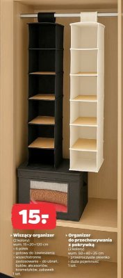 Organizer do przechowywania z pokrywką 50x40x25 cm promocja w Netto
