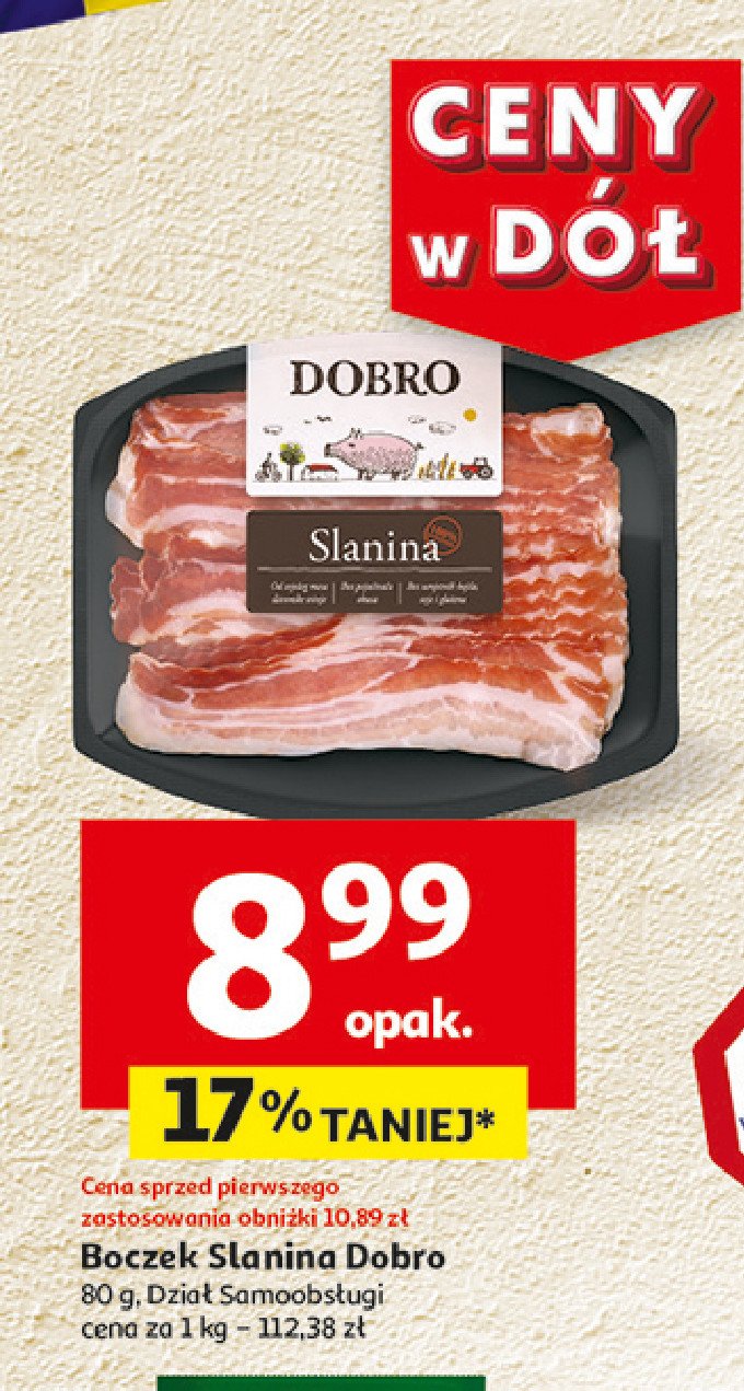 Boczek plastry DOBRO promocja