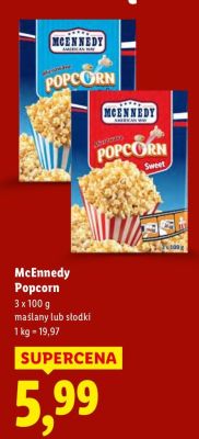 Popcorn maślany  promocja w Lidl