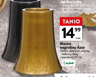 Wazon nagrobny Azur Jumi promocja w Intermarche
