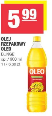 Olej rzepakowy oleo bunge promocja w SPAR