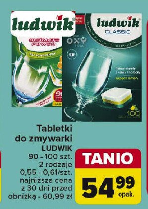 Tabletki do zmywarki Ludwik ultimate power promocja