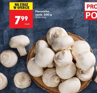 Pieczarka, opak. 500 g promocja w Biedronka