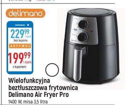 Frytownica air fryer Delimano promocja
