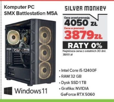 Komputer PC SMX Battlestation M5A promocja w NEONET