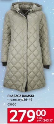 Płaszcz damski promocja w Selgros
