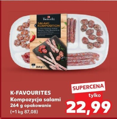 Kompozycja salami promocja w Kaufland
