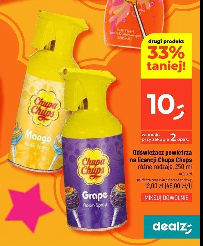 Odświeżacz powietrza mango Chupa chups promocja w Dealz