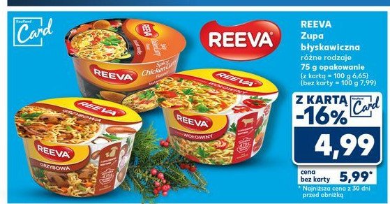 Zupa grzybowa Reeva promocja