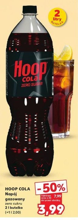 Nap贸j HOOP COLA LIGHT promocja
