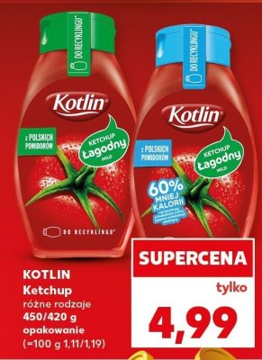 Ketchup różne rodzaje 450/420 g  promocja w Kaufland