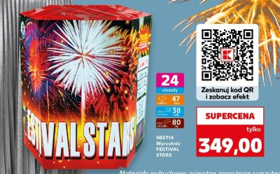 Wyrzutnia fajerwerek Festival Stars promocja w Kaufland