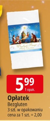 Opłatek Bezgluten promocja w Leclerc