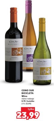 Wino różne rodzaje promocja w Kaufland