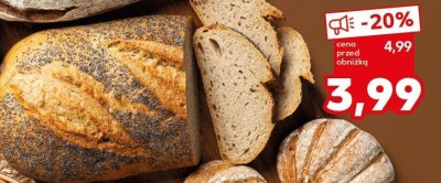 Chleb w stylu rustykalnym z makiem 410 g promocja w Kaufland