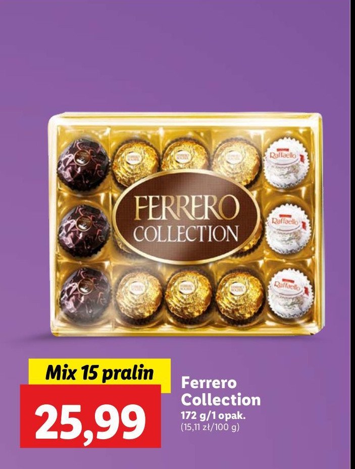 Bombonierka Ferrero collection promocja w Lidl